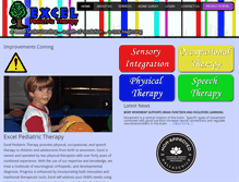 Tablet Screenshot of excelpediatric.com